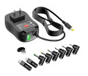 Powseed 3A 45W acアダプター 15V 13.5V 12V 9V 7.5V 6V 5V マルチ電圧アダプター 3aタイプc充電器 5V 2A US...