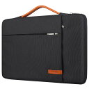 Lacdo 360°保護ラップトップスリーブケース 用 14 インチの新しい MacBook Pro M4/M3/M2/M1 の破片のプロ最高 A3112 A3401 A3185 A2918 A2992 A2779 2024-2021 のための| 13.8インチ Surface ラップトップ7th Copilot+PC コンピューターバッグ、ブラック(2)