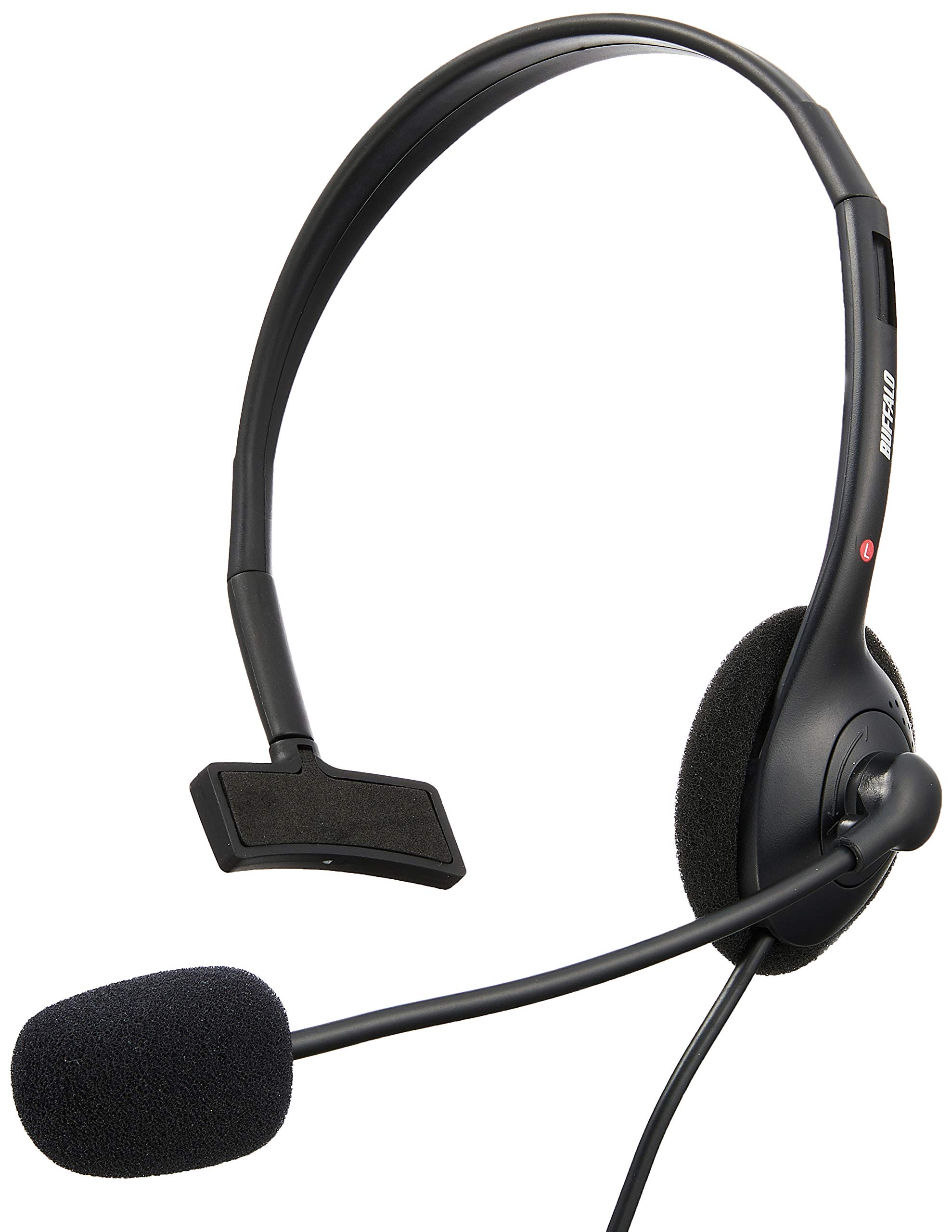 【送料無料】バッファロー BUFFALO 片耳ヘッドバンド式ヘッドセット USB接続