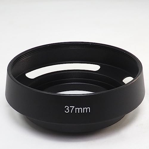 【送料無料】USK STORE メタル レンズフード ねじ込み式 金属 フード アルミ メタルレンズフード ブラ..