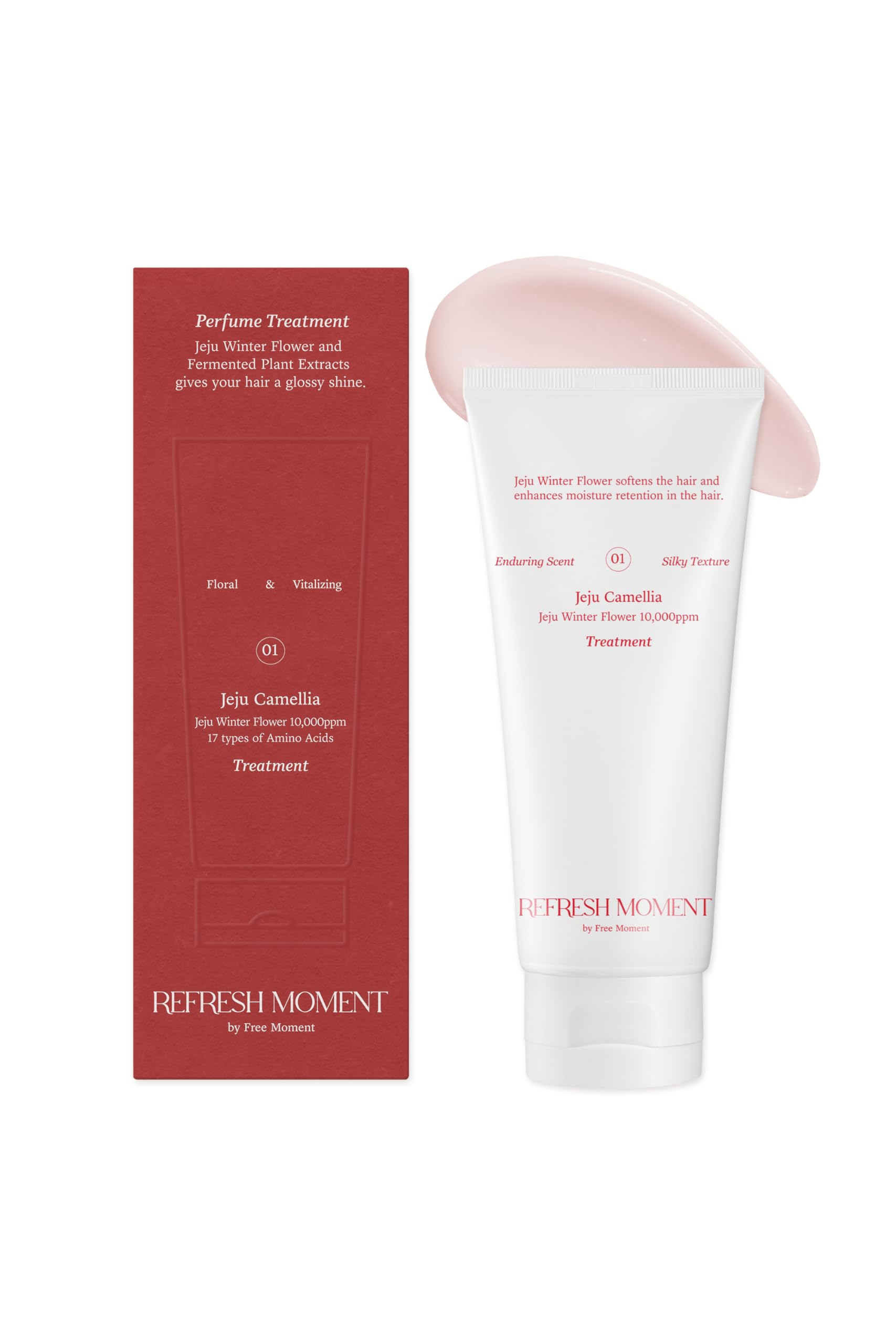 【送料無料】フリーモーメント(FREE MOMENT) リフレッシュモーメント パフュームトリートメント (ツバキ)トリートメント 保湿 アミノ酸 ダメージ髪 韓国ヘアケア