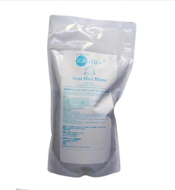 【送料無料】ら・るうぅリンス 無添加 せっけんシャンプー専用リンス 詰め替え用 900ml 大容量 無添加 敏感肌 乾燥肌 アトピー デリケート 子供 赤ちゃん ナチュラルリンス オーガニック サイズ：大容量 詰め替え用