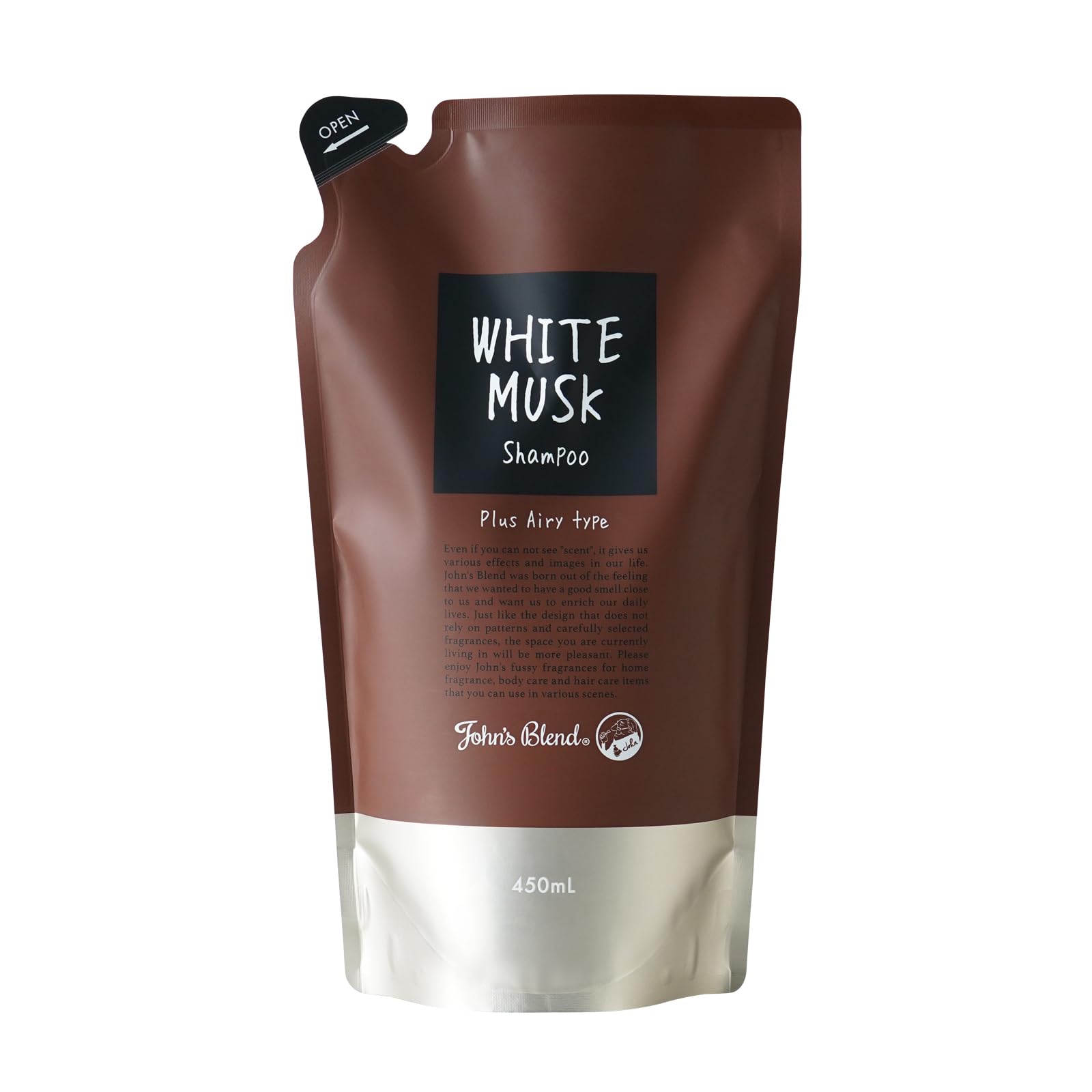 【送料無料】ホワイトムスク シャンプー ジョンズブレンド 詰め替え サイズ：1個