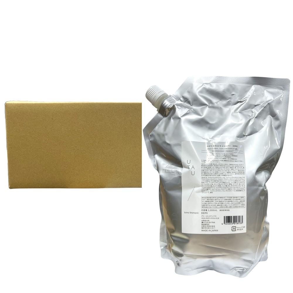 【送料無料】【ケース販売】デミ ウタウ エクストラ シャンプー 2000ml レフィル ×6個 色：クリア