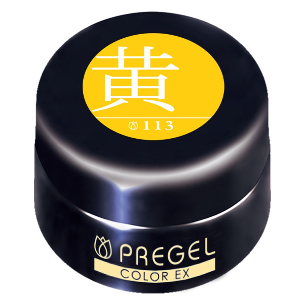 【送料無料】プリジェル ジェルネイル カラーEX ミルキーキャロット300 色：113、サイズ：3グラム (x 1)