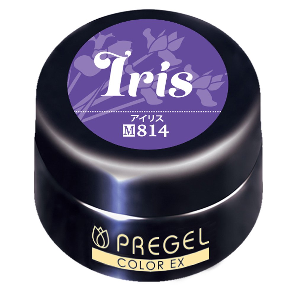 【送料無料】プリジェル ジェルネイル カラーEX グレープドロップ806 色：814、サイズ：3グラム x 1個