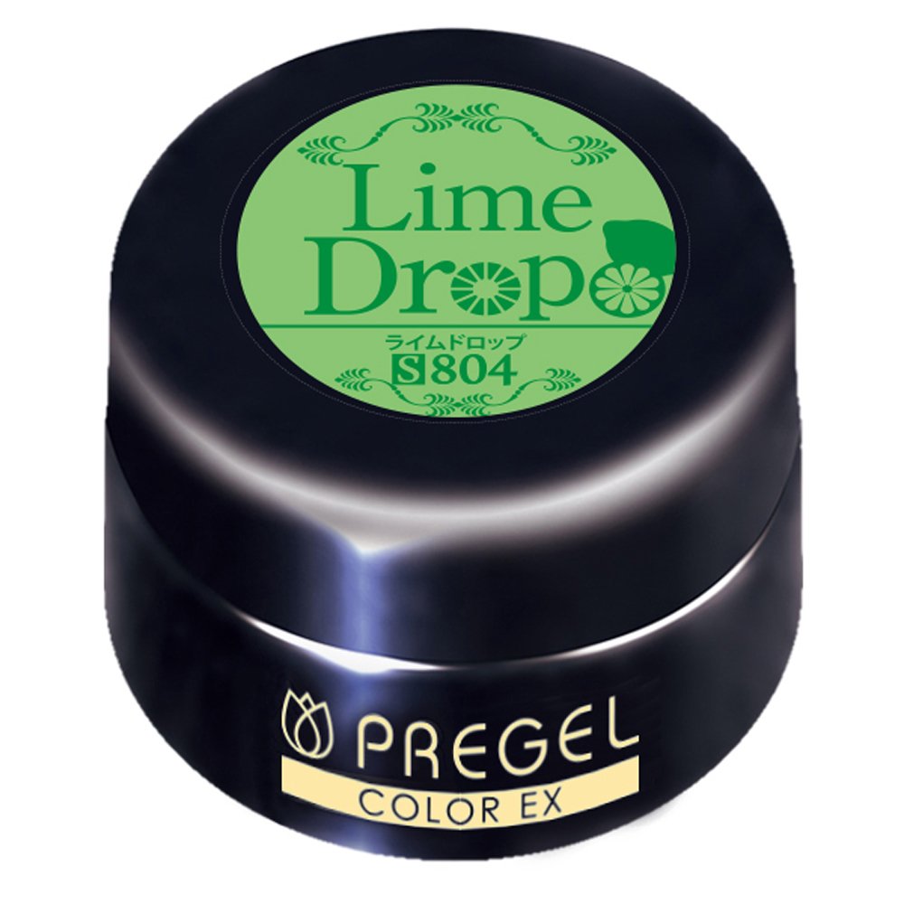 【送料無料】プリジェル ジェルネイル カラーEX ミルキーキャロット300 色：ライムドロップ804、サイズ..
