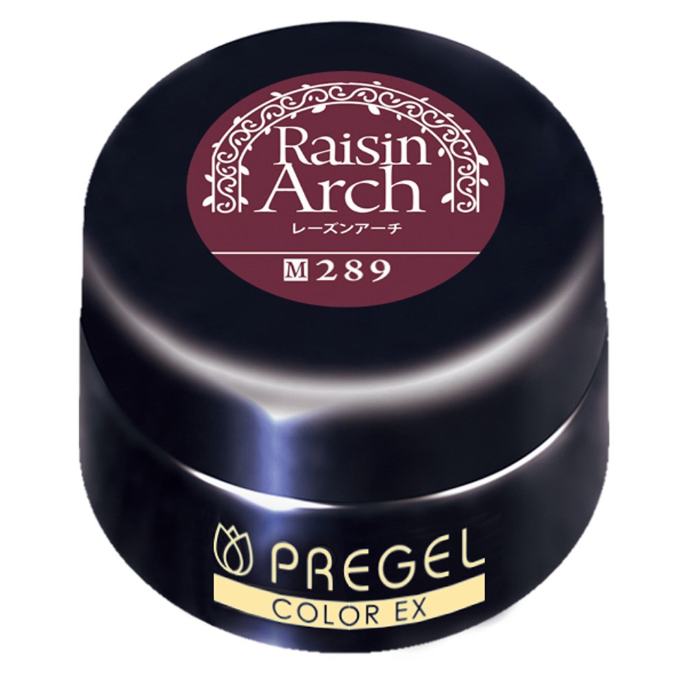 【送料無料】プリジェル ジェルネイル カラーEX ミルキーキャロット300 色：レーズンアーチ289、サイズ..