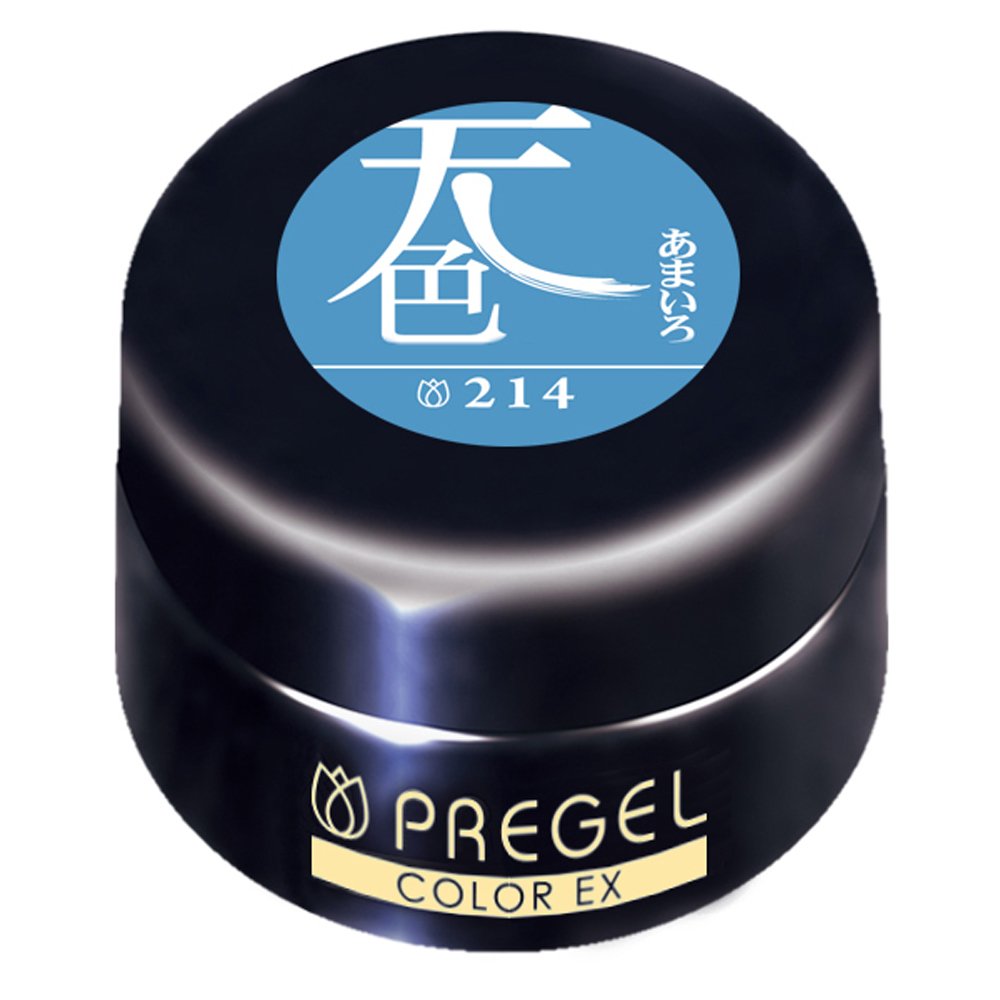 【送料無料】プリジェル ジェルネイル カラーEX ミルキーキャロット300 色：214、サイズ：3グラム (x 1)