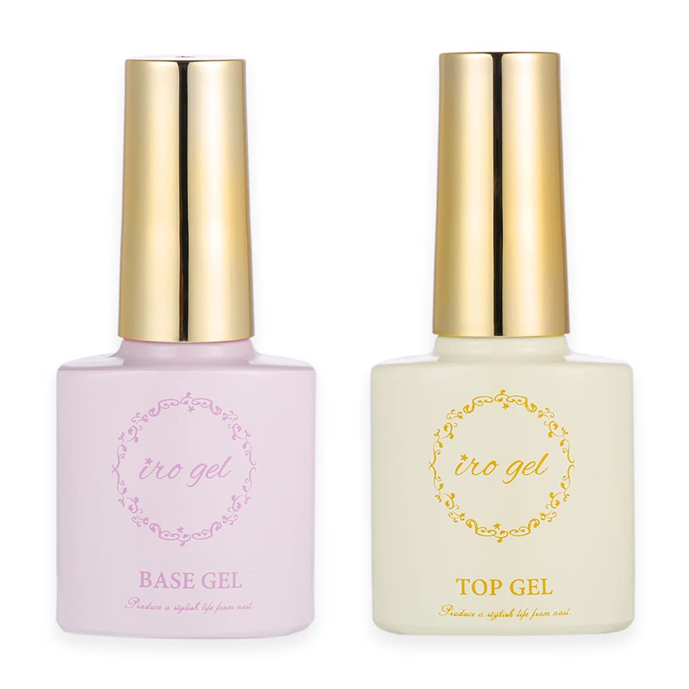 【送料無料】ジェルネイル ベースジェル+トップジェル セットUV LED ジェルセット 色：クリア、サイズ..