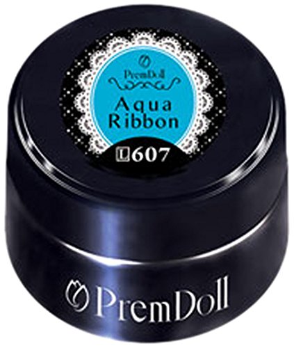 【送料無料】プリジェル ジェルネイル プリムドール アクアリボン 3g DOLL-607 色：ブルー、サイズ：3..