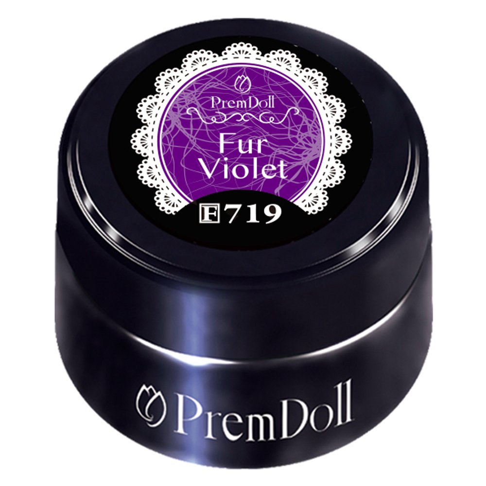 【送料無料】プリジェル ジェルネイル プリムドール アクアリボン 3g DOLL-607 色：ファーバイオレット..