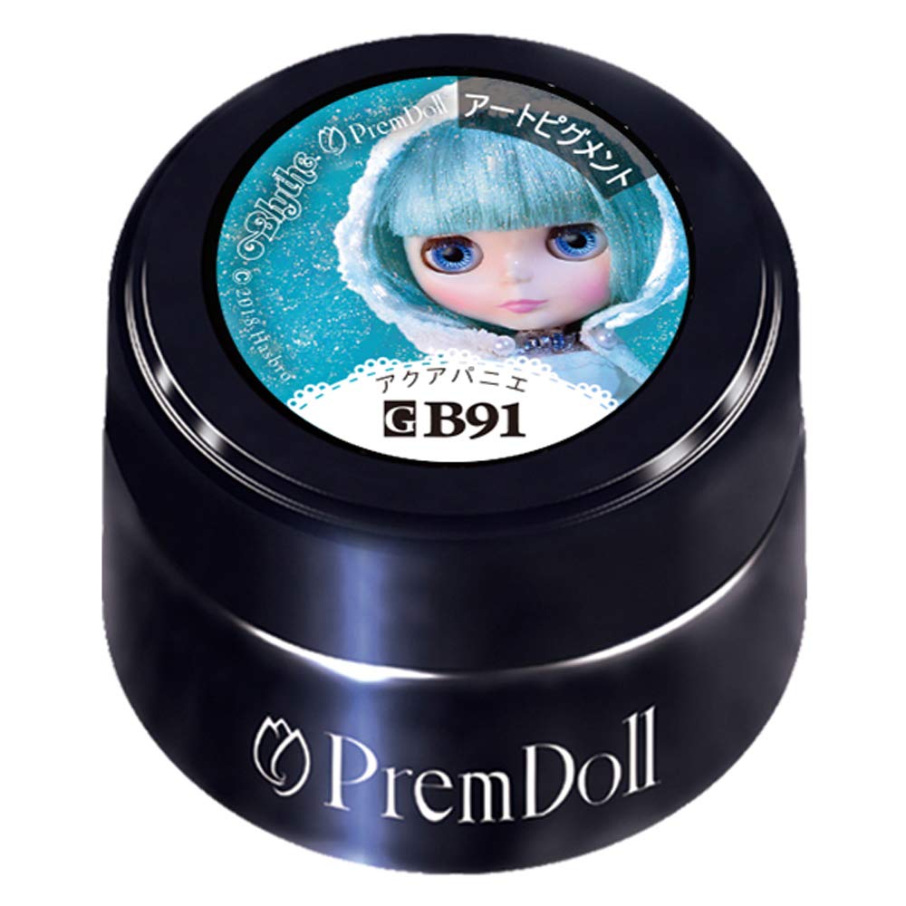 【送料無料】PRE GEL プリムドール アクアパニエ91 DOLL-B91 3g カラージェル UV/LED対応 色：ブルー
