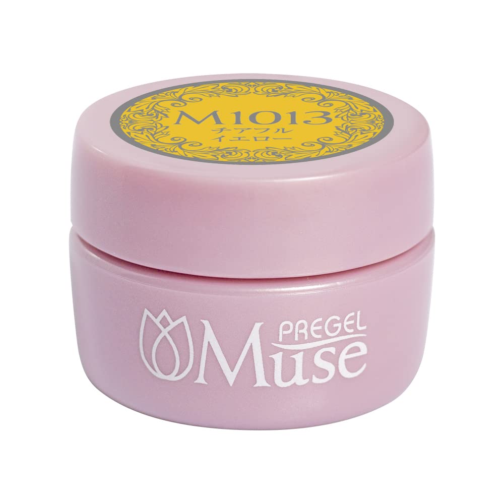 【送料無料】プリジェル(PRE GEL) PREGEL Muse カラージェル チアフルイエロー 3g PGU-M1013 色：イエ..