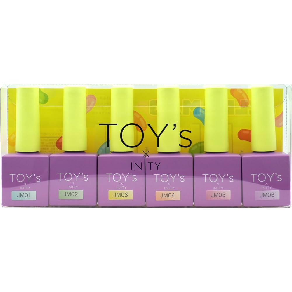 【送料無料】TOY’s×INITY ジェリーマグ 6色セット 色:マルチカラー、サイズ:7ml×6
