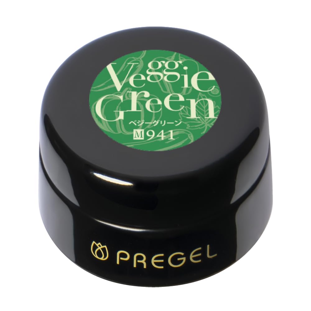 【送料無料】PRE GEL カラーEX ベジーグリーン 3g PG-CE941 色：グリーン