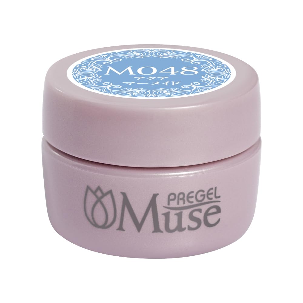 【送料無料】PREGEL Muse カラージェル アクアマーメイド 3g PGU-M048 色：ブルー、サイズ：3gφ30×H22(..