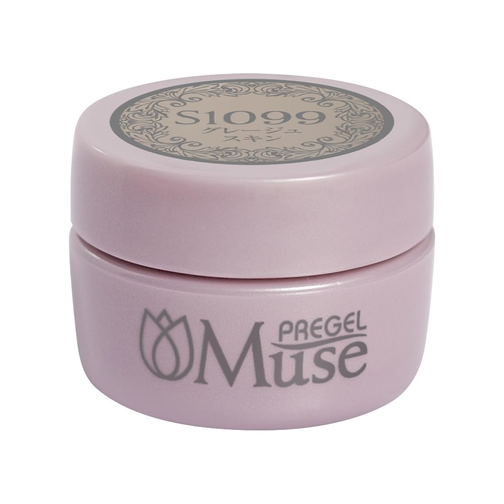 【送料無料】PREGEL Muse カラージェル グレージュスキン 3g PGU-S1099 色：ベージュ、サイズ：3gφ30×H..
