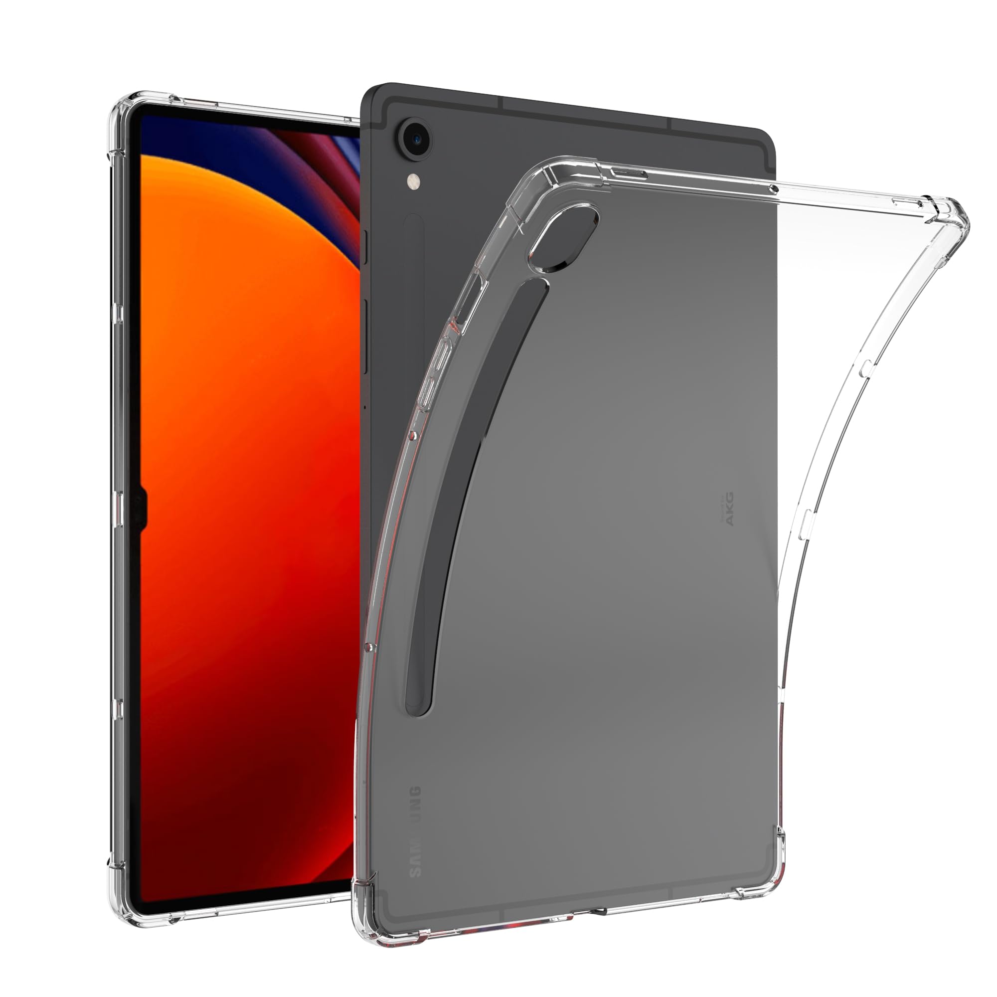 【送料無料】For Galaxy Tab S9 / Galaxy Tab S9 FE/Galaxy Tab S10 FE 用のタブレットケース カバー 11インチ 耐衝撃 落下防止 専用保護 ケース For Galaxy Tab S9 FE 用のケースTPU 保護カバー【Hcsxlcj】（Galaxy Tab S9 FE用の）
