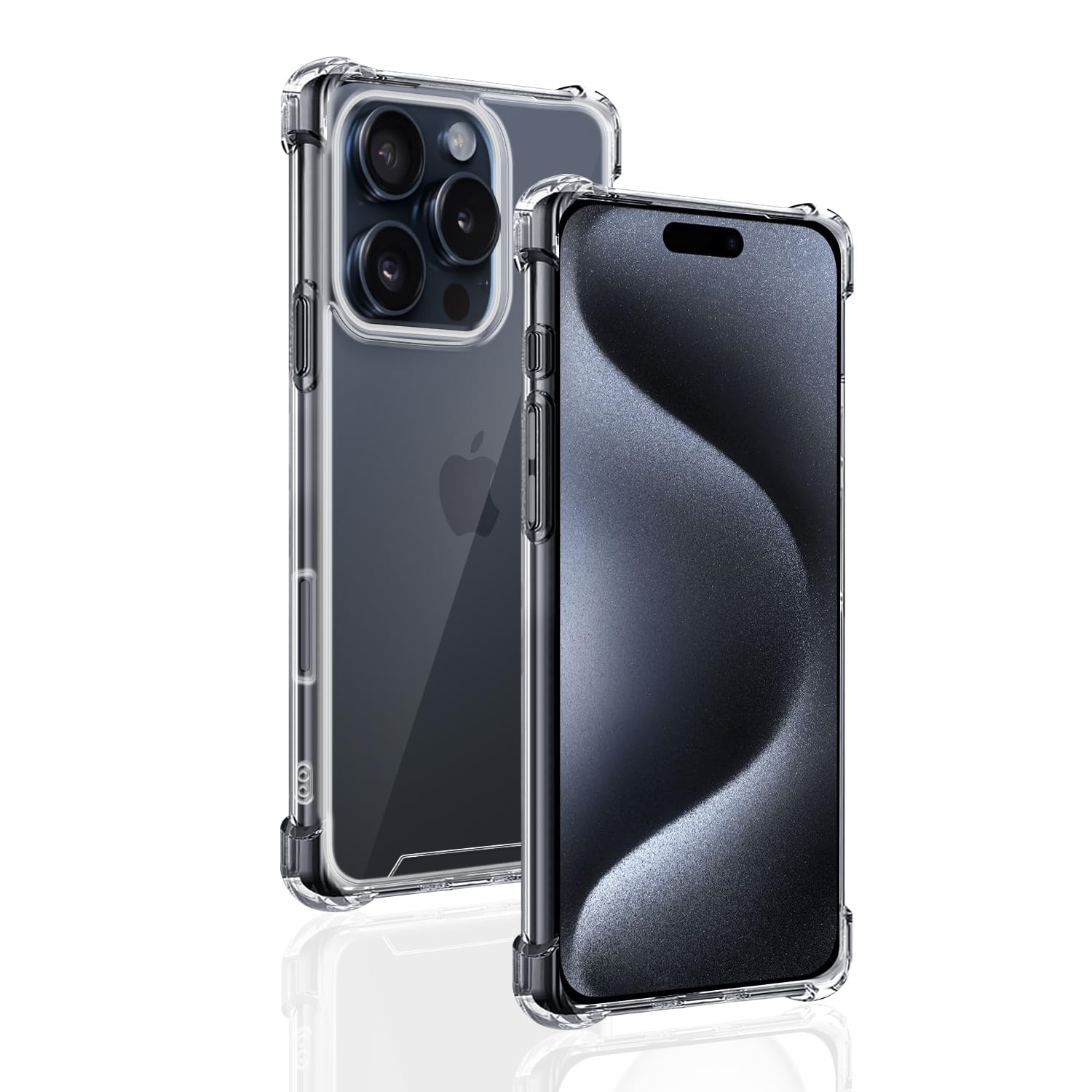 【送料無料】wnunbg 対応 iPhone16 Pro Max ケース 専用 透明バックカバー 柔軟TPU素材 全面保護 耐衝撃 落下防止 すり傷防止 用 アイフォン16 Pro Max 保護ケース 米軍MIL規格 散熱加工 黄変しにくい ワイヤレス充電対応 指紋防止 用 iPhone 16Pro Max ケース 薄型 軽量