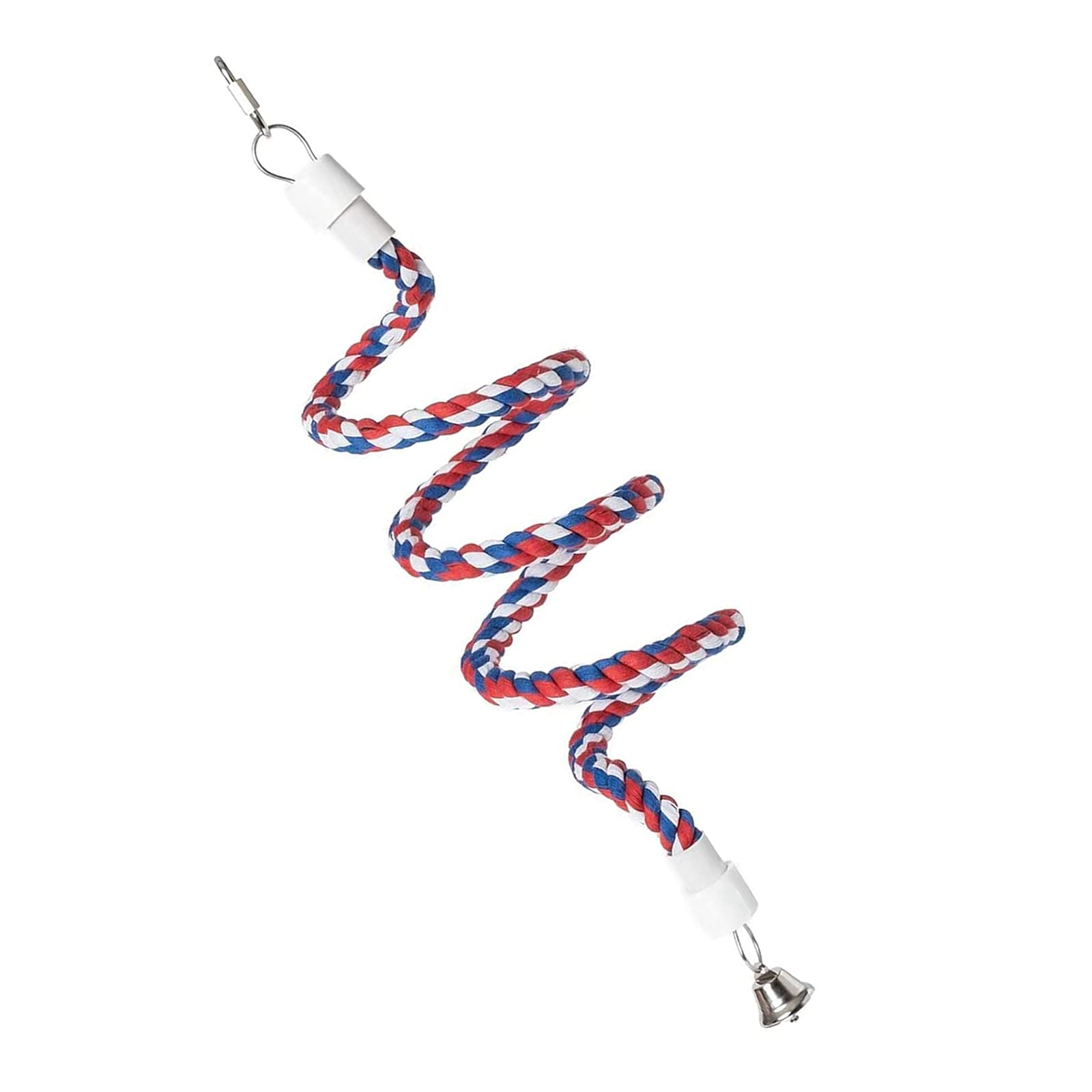 【送料無料】YFFSFDC インコ おもちゃ 止まり木 鳥用 ロープパーチ 布製止まり木バードアスレ ...