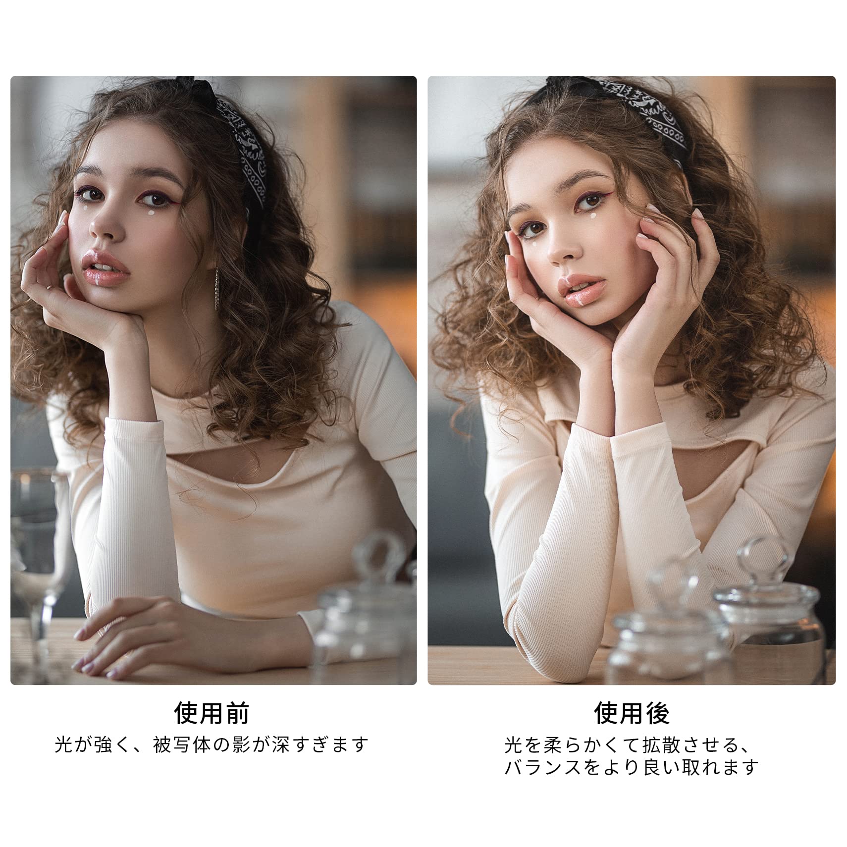 【送料無料】Selens ソフトディフューザー 80x120cm リフレクター 照明パネル 写真...