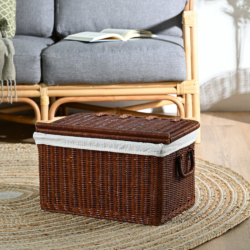 籐家具 ラタンバスケット フリーボックス GK715ME ラタン 籐 バスケット おもちゃ箱 ランドリー収納 ラ..