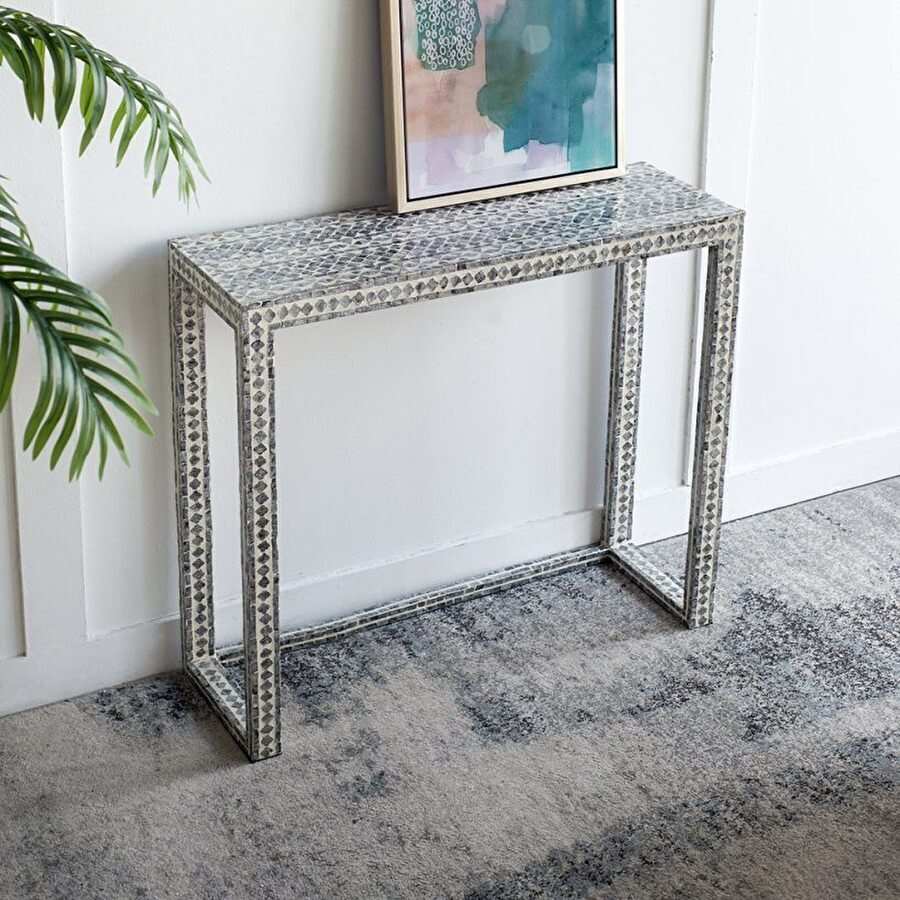 ★3日 20時~最大半額★フレンチインテリア コンソールテーブル スリム 飾り棚 ラック アンティーク風 ヨ..