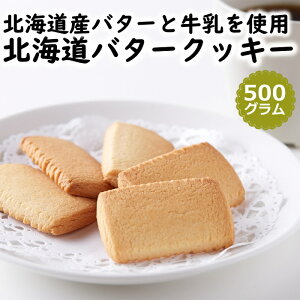 【レビュー特典付き】 北海道 バタークッキー 500g 個包装 焼き菓子 国産 大容量 ギフト 訳アリ 簡易包装 クッキー 詰め合わせ