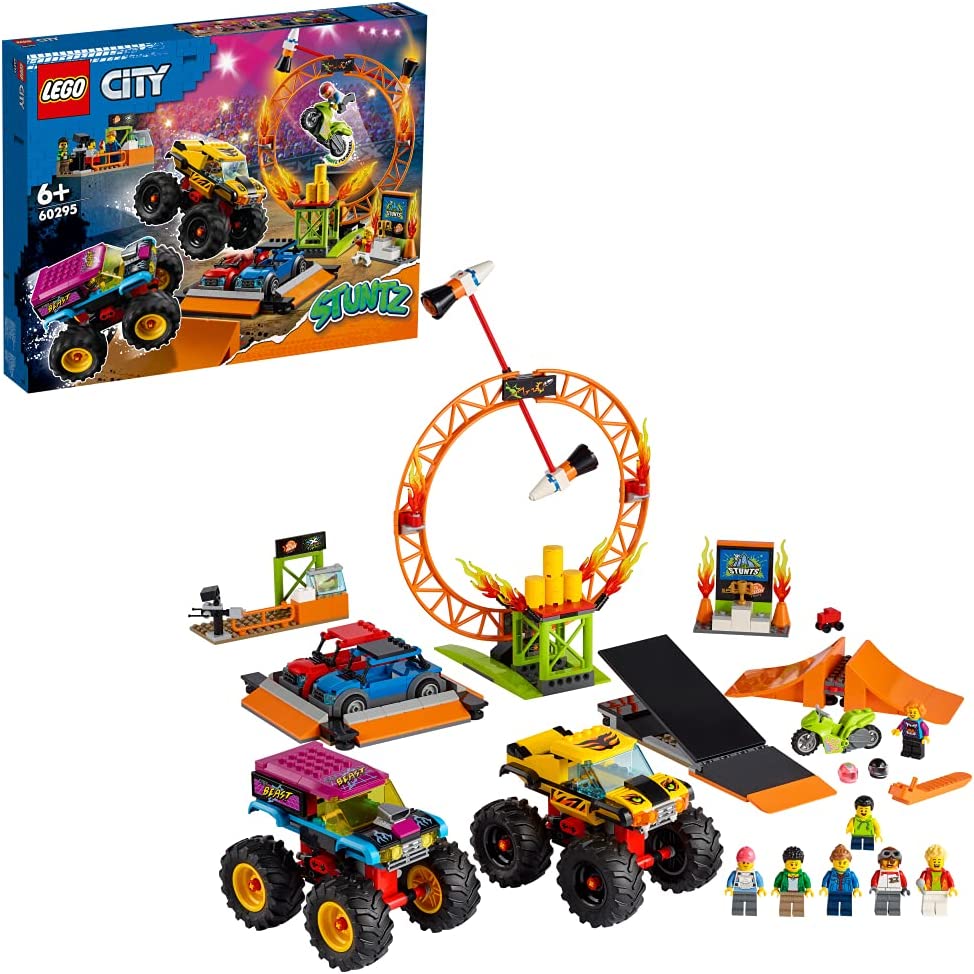レゴ シティ（売れ筋ランキング） レゴ LEGO シティ スタントショー・アリーナ 60295 おもちゃ ブロック プレゼント 乗り物 のりもの 男の子 女の子 6歳以上 送料無料