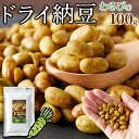 【8/29入荷予定】ドライ納豆 100g わさび味 国産大豆 お菓子 おやつ 乾燥納豆 低圧フライ 納豆菌 ナットウキナーゼ 発酵食品 おつまみ 送料無料【レビュー特典付き】