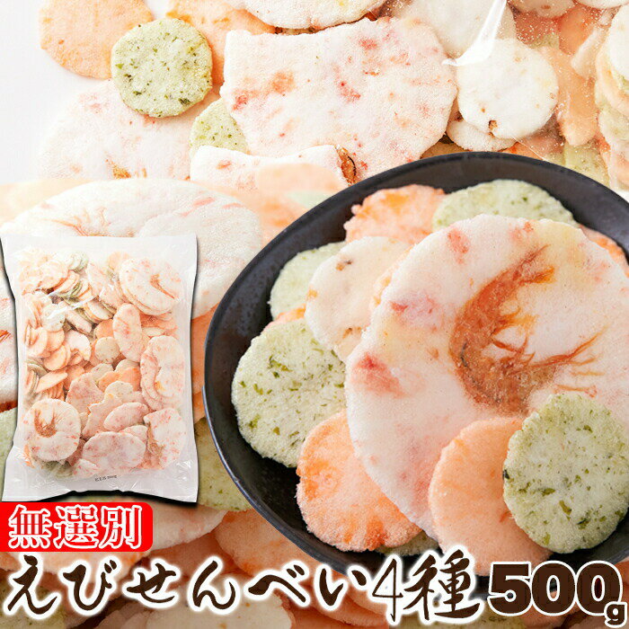 えびせんべい 無選別 4種 500g 簡易包