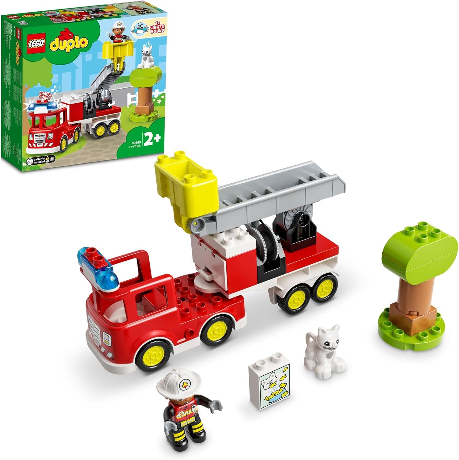 Duplo - レゴ LEGO デュプロ デュプロのまち はしご車 10969 おもちゃ 乗り物 車 ミニカー 10969