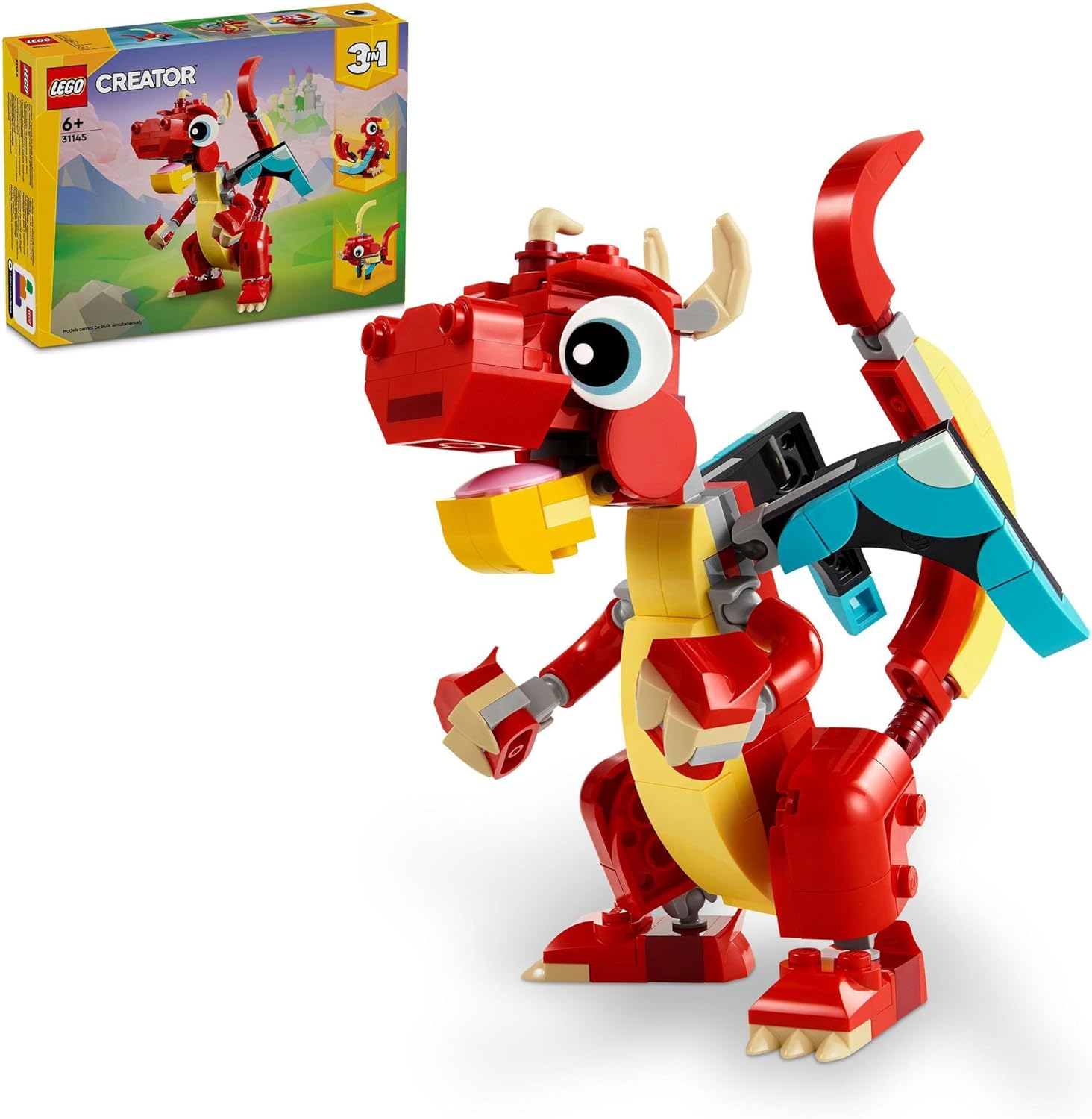 レゴ LEGO クリエイター 赤いドラゴン おもちゃ 玩具 誕生日 プレゼント ブロック 知育 男の子 女の子 子供 動物 生き物 31145