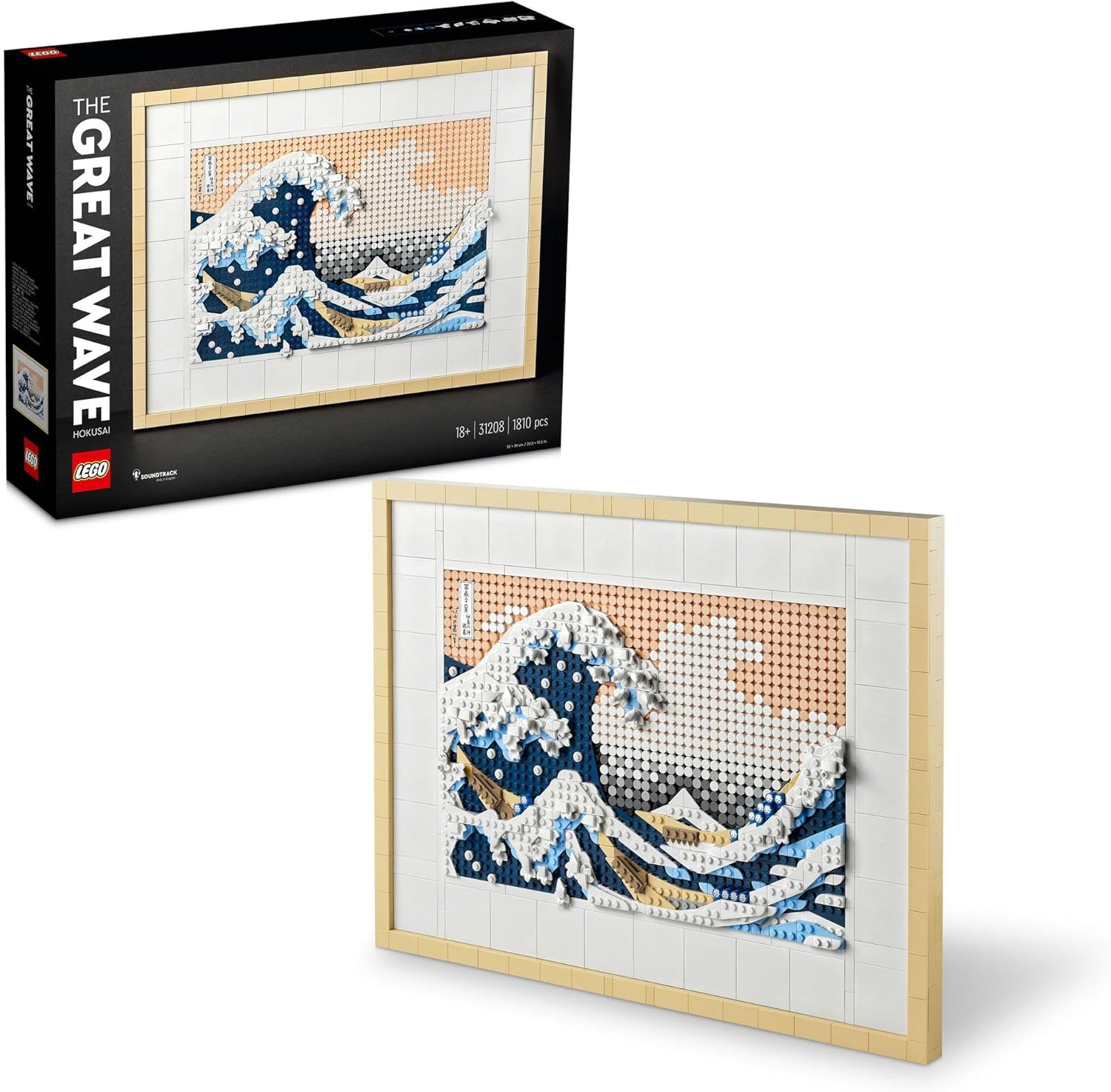 レゴ LEGO アート 葛飾北斎 富嶽三十六景 神奈川沖浪裏 31208 1810ピース おもちゃ 玩具 誕生日 クリスマス プレゼント ブロック 母の日 父の日 男性 女性 絵画 アート コレクション インテリア オシャレ 送料無料