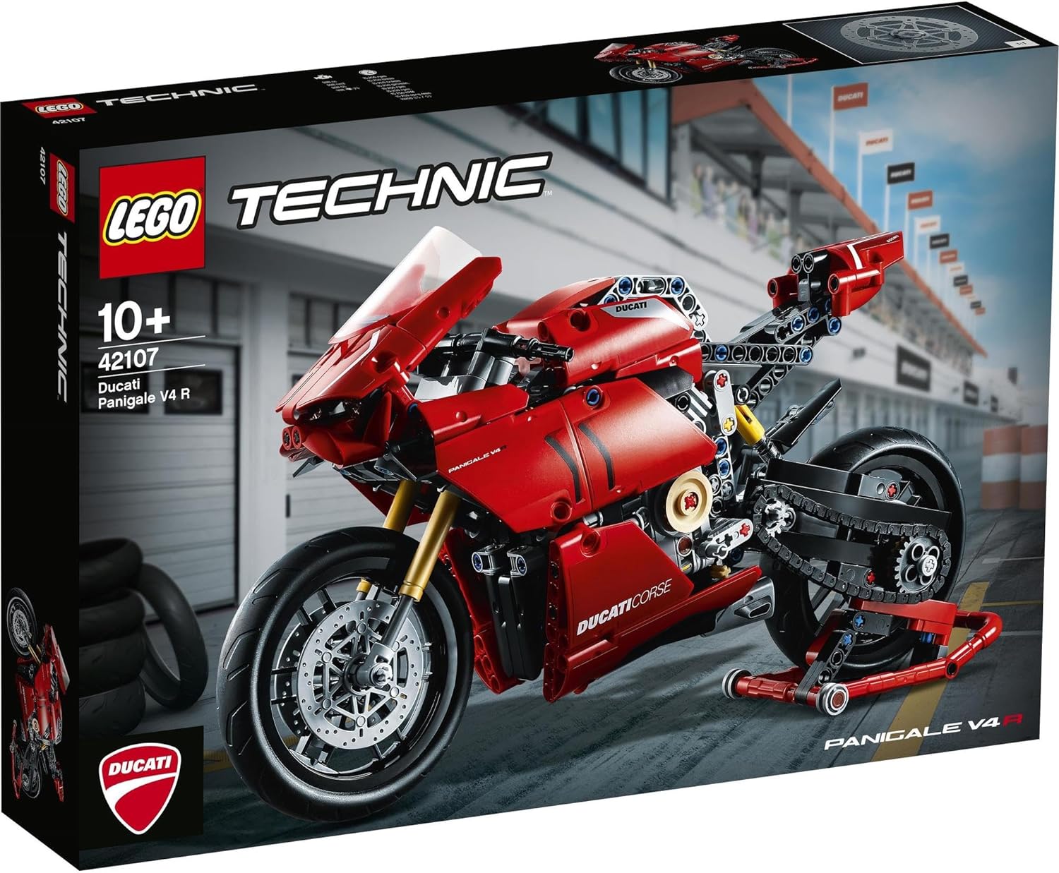 レゴ LEGO テクニック ドゥカティ パニガーレ V4 R 42107 おもちゃ ブロック プレゼント バイク STEM 知育 男の子 10歳以上