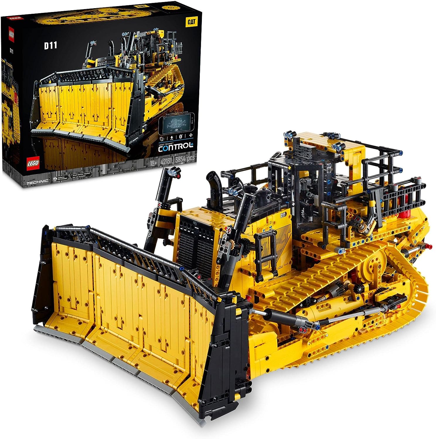 レゴ LEGO テクニック Cat(R) D11 ブルドーザー(アプリコントロール) 42131 おもちゃ ブロック プレゼント 乗り物 のりもの 男の子 大人