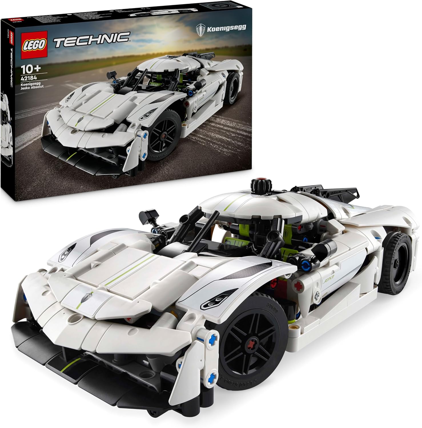 乐天商城 - LEGO レゴ テクニック Koenigsegg Jesko Absolut ハイパーカー 42184 ホワイト 10歳以上 ブロック おもちゃ 送料無料