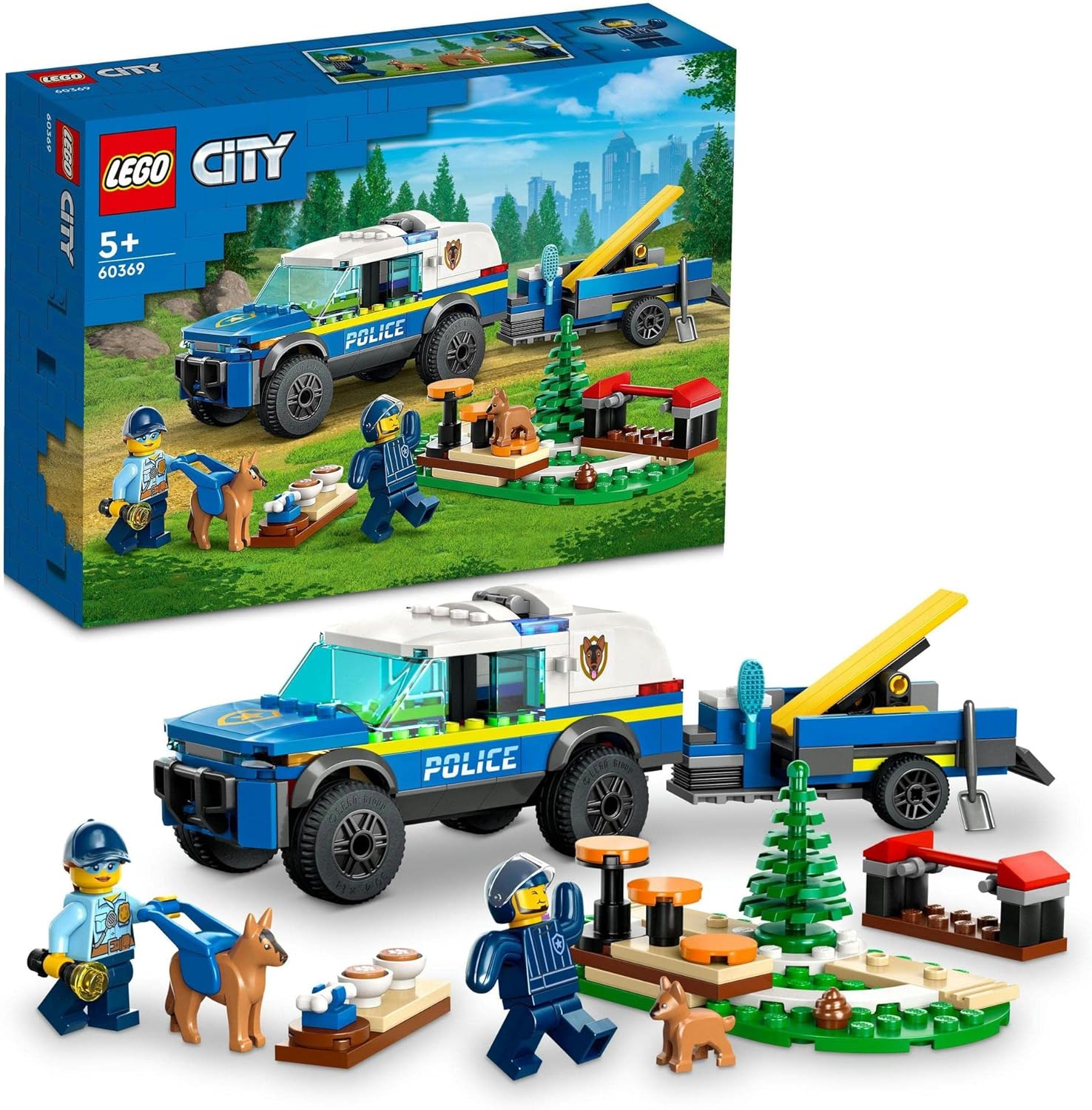 Rakuten - レゴ LEGO シティ ポリスドッグスクール 60369 おもちゃ 玩具 誕生日 プレゼント ブロック 街づくり ごっこ遊び おままごと