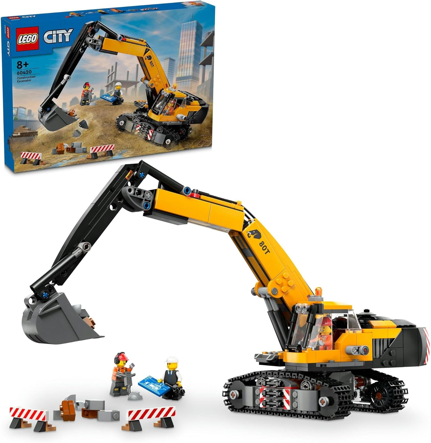 乐天商城 - レゴ LEGO シティ きいろのショベルカー おもちゃ 玩具 誕生日 プレゼント ブロック 乗り物 車 ミニカー 60420