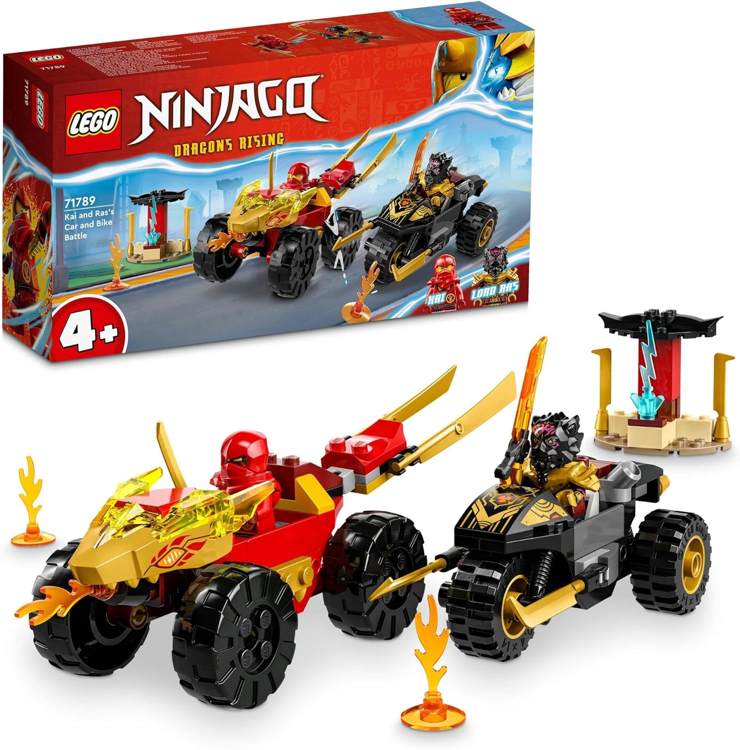 Rakuten - レゴ LEGO ニンジャゴー カイとラズのスピードチェイス 71789 おもちゃ 対戦 ロボット