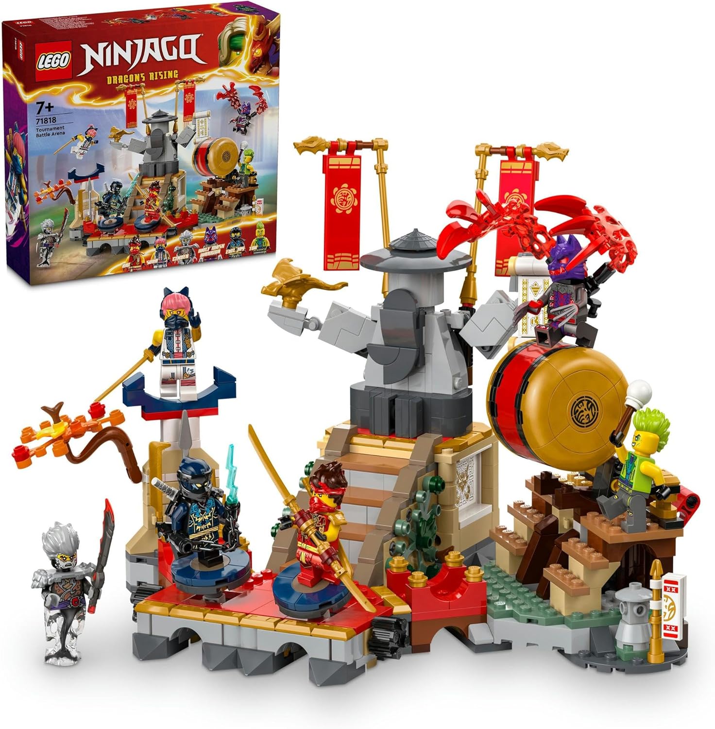 Rakuten - レゴ LEGO ニンジャゴー トーナメント・バトルアリーナ 71818 おもちゃ 玩具 誕生日 プレゼント ブロック 対戦 ロボット