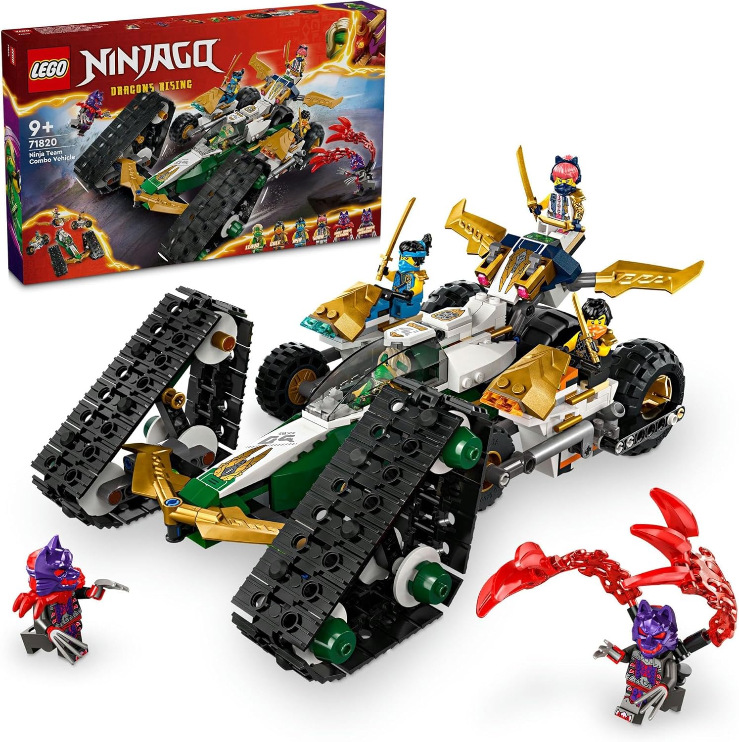 レゴ LEGO ニンジャゴー ニンジャ 合体ウルトラビークル 71820 おもちゃ 玩具 誕生日 クリスマス プレゼント ブロック 対戦 ロボット