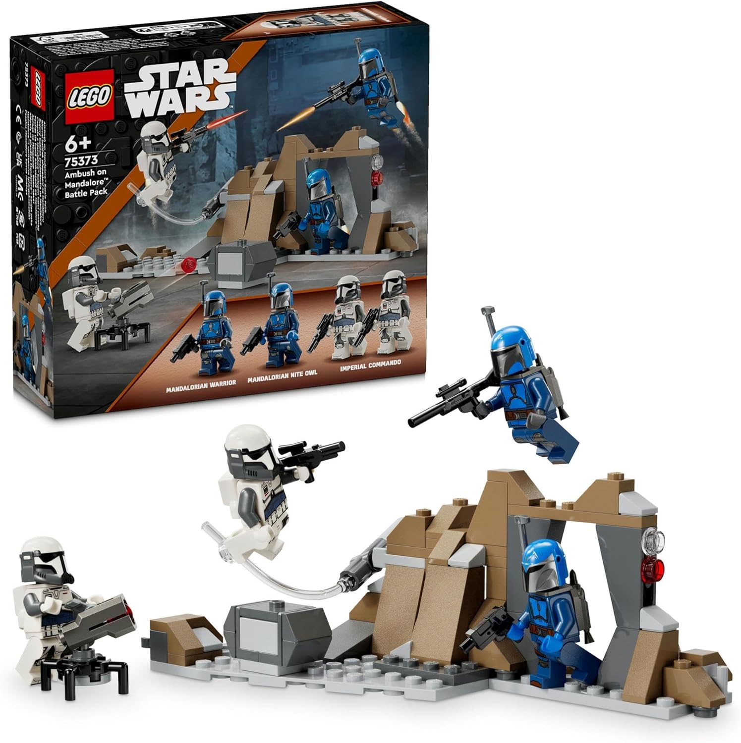 Rakuten - レゴ LEGO スター・ウォーズ マンダロアの奇襲 バトルパック 75373 おもちゃ 誕生日 プレゼント ブロック 知育 宇宙 送料無料