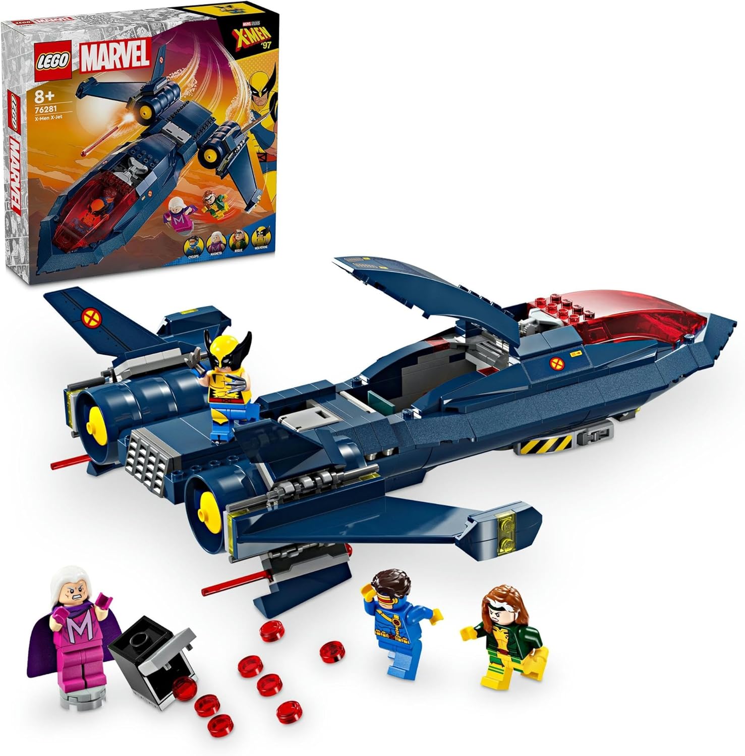 Rakuten - レゴ LEGO スーパー・ヒーローズ X-MEN X-ジェット 76281 おもちゃ 玩具 プレゼント 誕生日 ブロック クリスマス 男の子 女の子 子供 8歳 9歳 10歳 小学生 マーベル グッズ フィギュア