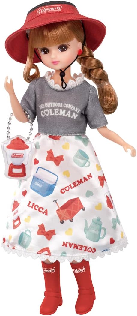 タカラトミー リカちゃん ドール LD-09 キャンプだいすきリカちゃん コールマン コラボ 着せ替え おままごと おもちゃ 3歳以上 クリスマス プレゼント