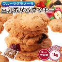 【レビュー特典付き】フルーツグラノーラ 豆乳おからクッキー 1kg 訳あり グラノーラ 豆乳 おから クッキー スイーツ 送料無料(4)