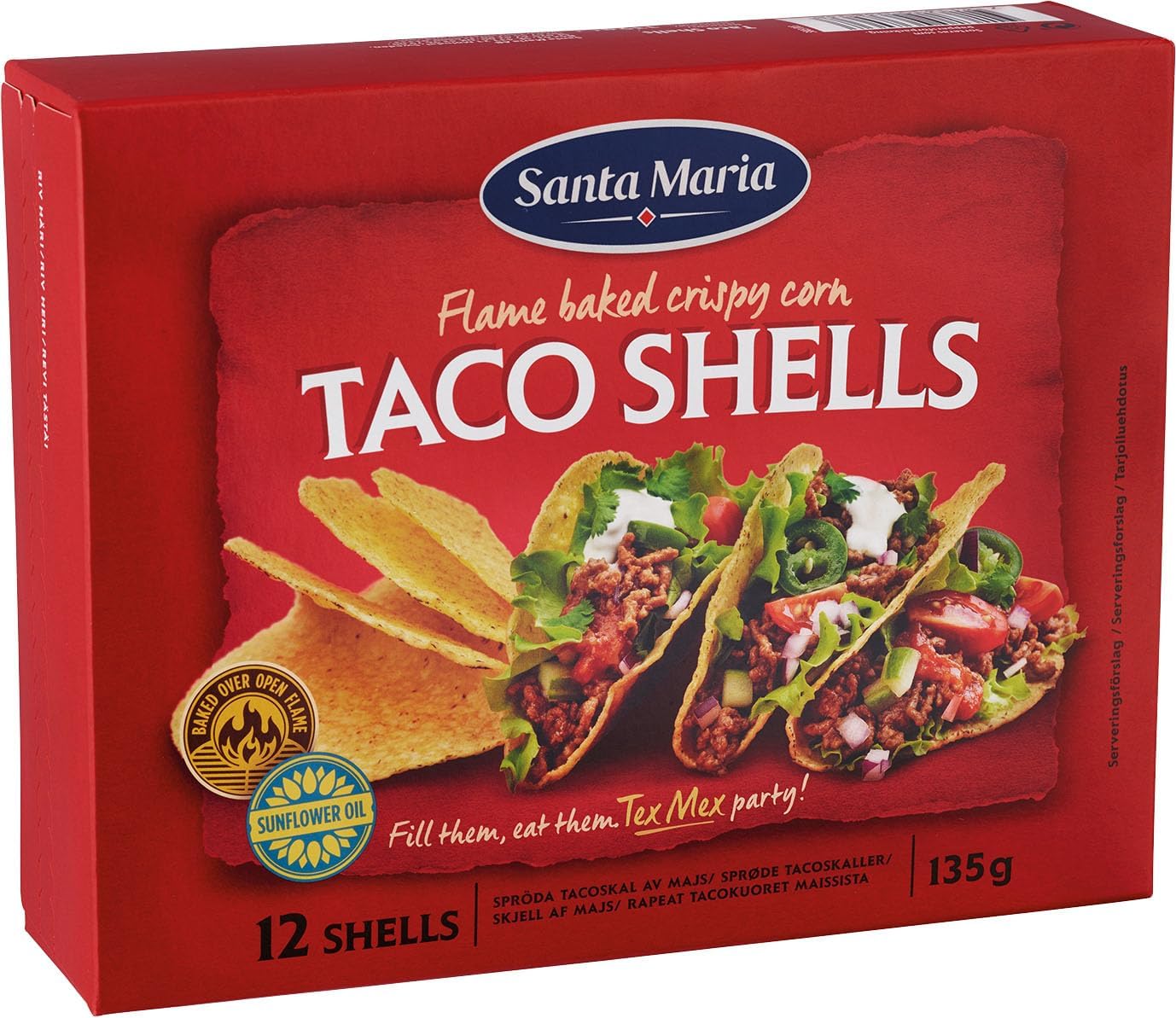 サンタマリア タコシェル 135g タコシェル12枚入り メキシカン テキサス タコス 北欧 送料無料