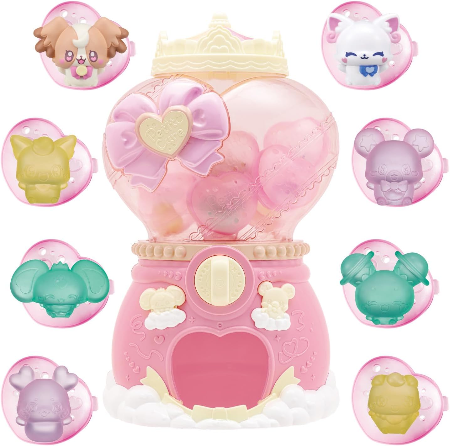 반다이 푸치 쿠아 머신 가챠 가챠 머신 Precure fairies 가샤 폰 아이 소녀 생일 선물 크리스마스 무료 배송