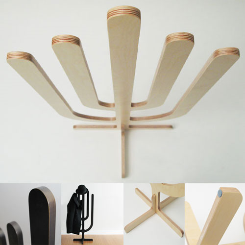 キッチン収納・雑貨のお店monocotoのEau TREE JACKET HANGER (オー ツリージャケットハンガー)｜アングル2